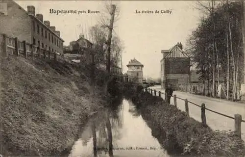 Ak Bapeaume les Rouen Canteleu Seine Maritime, La Riviere de Cailly