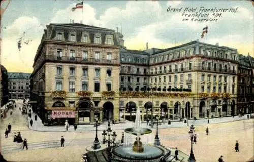 Ak Frankfurt am Main, Grand Hotel Frankfurter Hof am Kaiserplatz