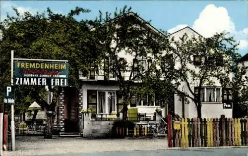 Ak Ingolstadt an der Donau Oberbayern, Fremdenheim Steinbacher, Wredestraße 21