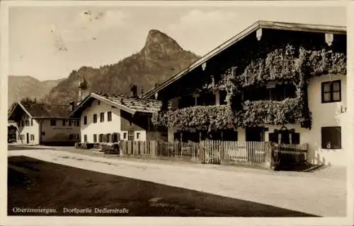 Ak Oberammergau in Oberbayern, Dedlerstraße
