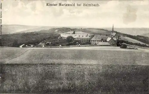 Ak Heimbach in der Eifel, Abtei Mariawald, Trappistenkloster Maria Wald, Panorama