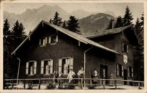 Ak Mittenwald in Oberbayern, Großherzog Adolf Haus der A.V.S.