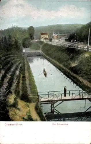 Ak Gremsmühlen Malente in Ostholstein, Schwentine