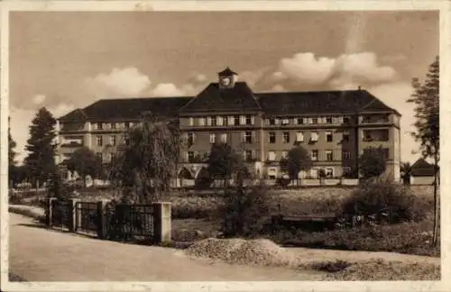Ak Rosenheim Oberbayern, Städtisches Krankenhaus
