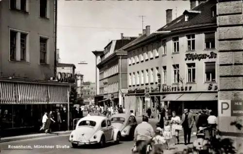 Ak Rosenheim Oberbayern, Münchner Straße