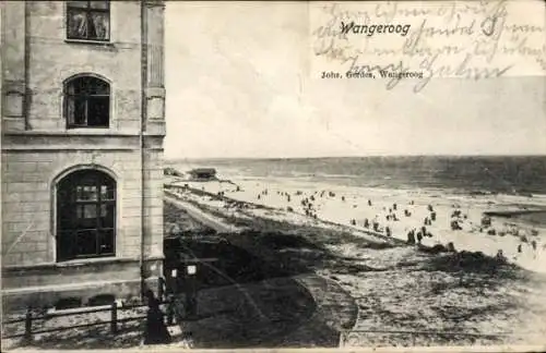 Ak Nordseebad Wangeroog Wangerooge in Ostfriesland, Teilansicht, Strand, Wellen