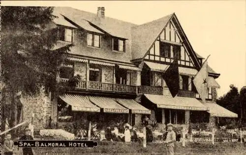 Ak Spa Wallonien Lüttich, Balmoral Hotel