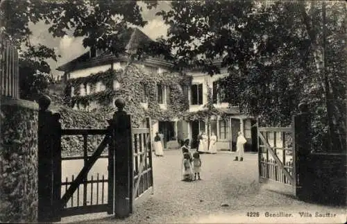 Ak Genollier Kanton Waadt, Villa Sauvefer