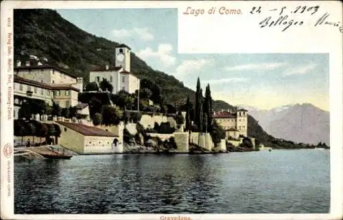 Ak Lago di Como Lombardia, Gravedona