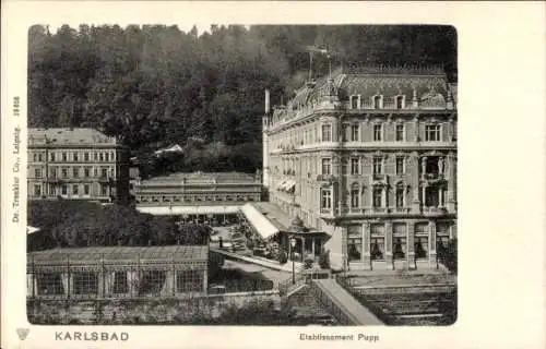 Ak Karlovy Vary Karlsbad Stadt, Hotel Pupp