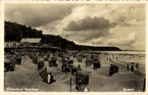 Ak Swetlogorsk Ostseebad Rauschen Ostpreußen, Strand