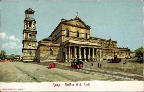 Ak Roma Rom Lazio, Basilica di S. Paolo