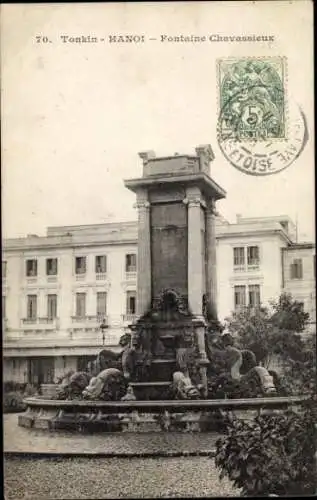 Ak Hanoi Tonkin Vietnam, Fontaine Chevassieux