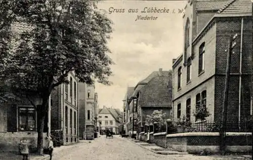 Ak Lübbecke in Westfalen, Niedertor