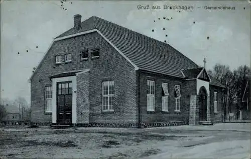 Ak Brockhagen Steinhagen in Westfalen, Gemeindehaus
