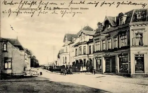 Ak Süderbrarup in Angeln, Große Straße