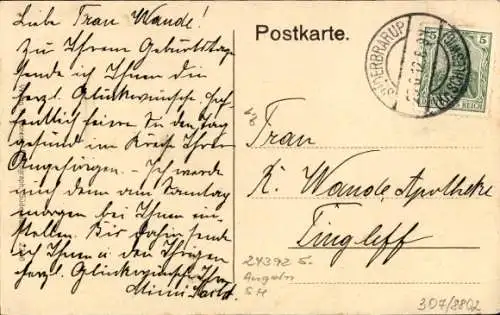 Ak Süderbrarup in Angeln, Große Straße