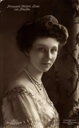 Ak Prinzessin Victoria Luise von Preußen, Portrait, Diadem