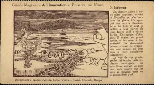 Set von 8 Ak, Reise Antwerpen, Rio, Uruquay,  Puntas-Arenas