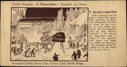 Set von 8 Ak, Reise Antwerpen, Rio, Uruquay,  Puntas-Arenas