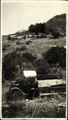 Set von 35 Foto Ak Marokko, Konvoi Leutnant Pilard, Berliet Auto