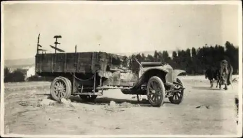 Set von 35 Foto Ak Marokko, Konvoi Leutnant Pilard, Berliet Auto