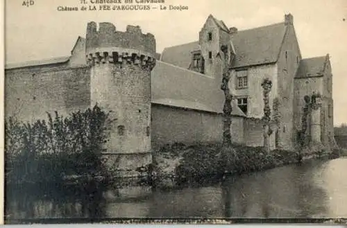 Set von 20 Ak im Umschlag Bayeux Calvados, Chateaux