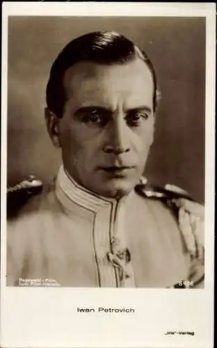 Ak Schauspieler Iwan Petrovich, Portrait
