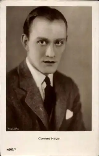 Ak Schauspieler Conrad Nagel, Portrait, Iris 400/1