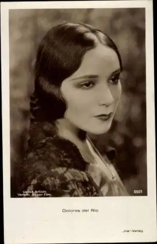 Ak Schauspielerin Dolorès del Rio, Portrait