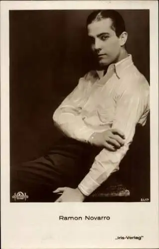 Ak Schauspieler Ramon Novarro, Portrait