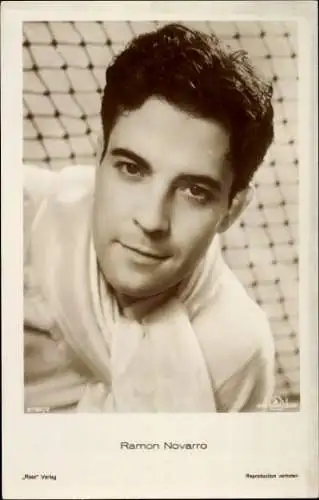 Ak Schauspieler Ramon Novarro, Portrait