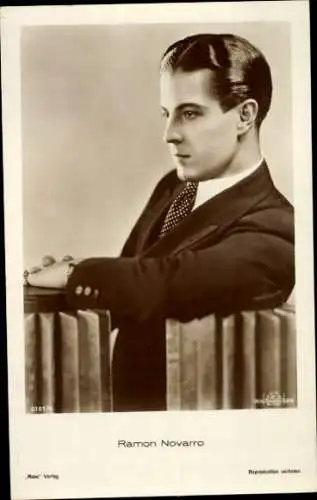 Ak Schauspieler Ramon Novarro, Portrait, Ross Verlag 5101/4