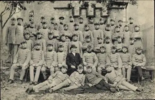 Foto Ak Spangenberg, Deutsche Soldaten in Uniform, Friedrich von Waldeck-Pyrmont