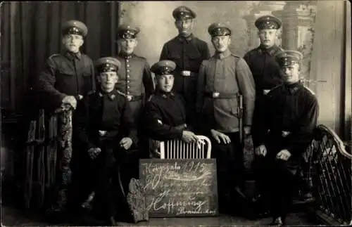 Foto Ak Braunschweig, Deutsche Soldaten in Uniform, Kriegsjahr 1915, Wiedersehen ist unsere Hoffnung