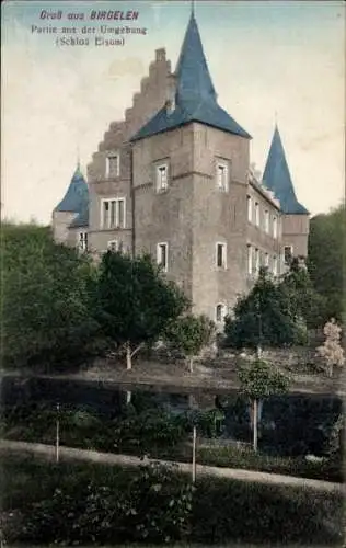 Ak Birgelen Wassenberg im Kreis Heinsberg, Schloss Elsum, Wasserburg