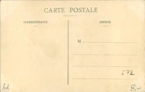 Ak Dijon Aviation 1910, Flugpioniere Barrier, Hanriot, Simon, Rigal, Renaux, Niel, Flugzeug