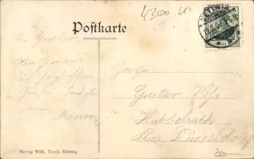 Ak Kettwig vor der Brücke Kettwig Essen im Ruhrgebiet, Ruhrstraße
