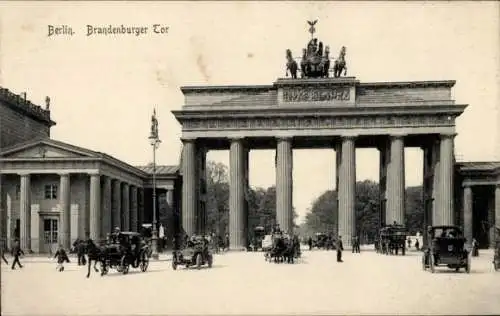 Ak Berlin Mitte, Brandenburger Tor