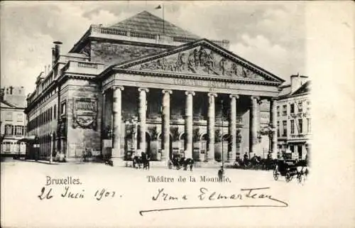 Ak Bruxelles Brüssel, Théâtre de la Monnaie