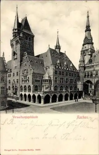 Ak Aachen, Verwaltungsgebäude