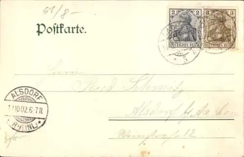 Ak Aachen, Verwaltungsgebäude