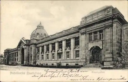 Ak Düsseldorf am Rhein, Kunstpalast, Ausstellung 1902