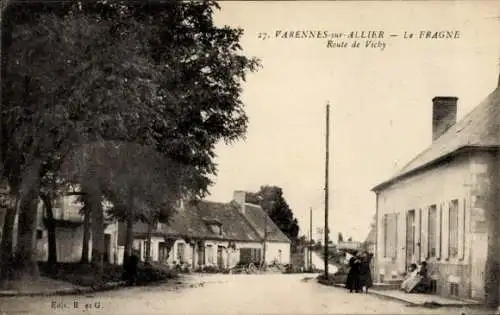 Ak Varennes sur Allier, Route de Vichy