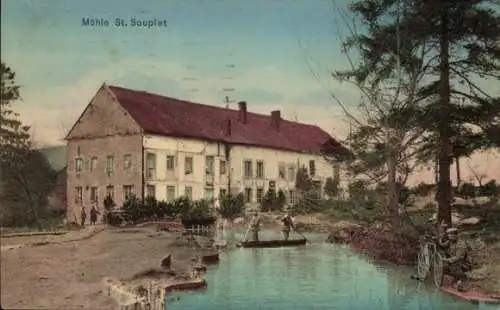 Ak Saint Souplet Nord, Mühle