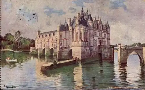 Ak Chenonceaux Indre et Loire, Schloss