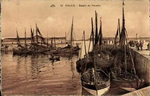 Ak Calais Pas de Calais, Bassin du Paradis