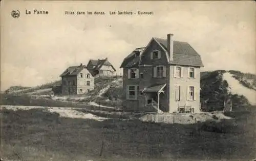 Ak La Panne De Panne Westflandern, Villas dans les dunes, Les Sorbiers, Duinrust