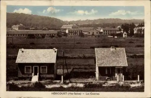 Ak Héricourt Haute Saône, Kasernen