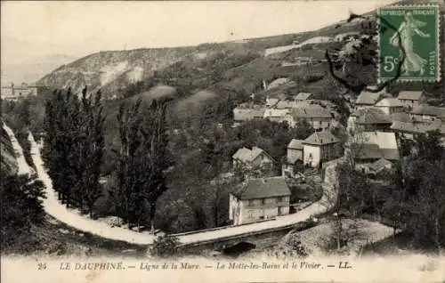 Ak La Motte les Bains La Motte-Saint-Martin Isère. Ligne de la Mure, Vivier